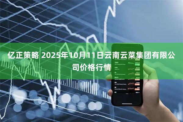 亿正策略 2025年10月11日云南云菜集团有限公司价格行情